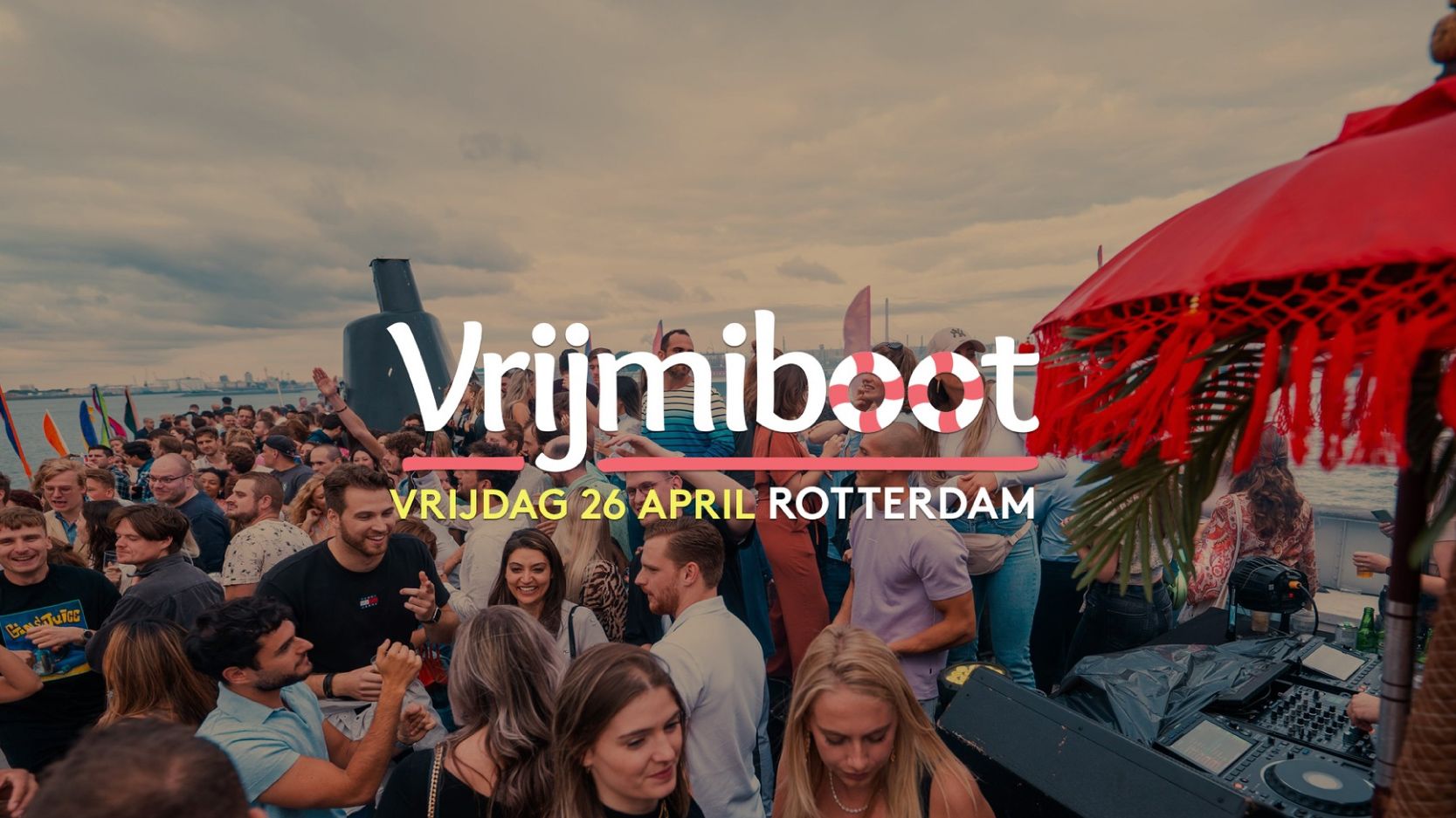 Vrijmiboot koningsnacht - Rotterdam cover