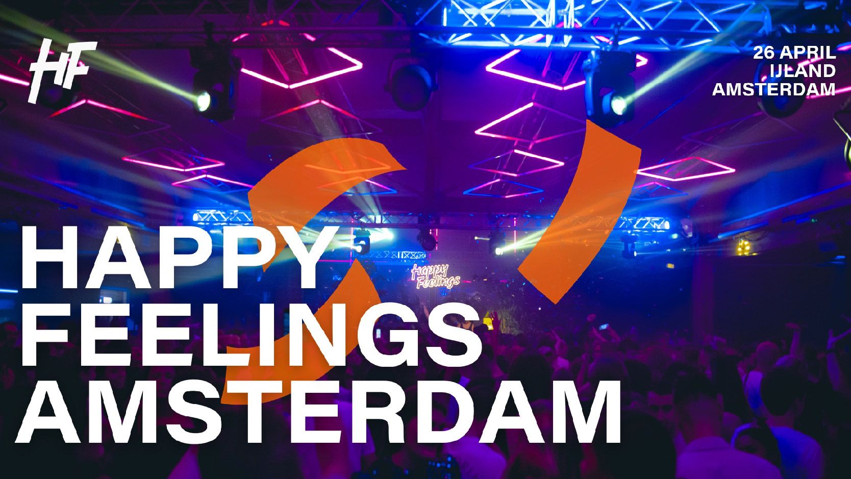 Happy Feelings Koningsnacht - Amsterdam cover