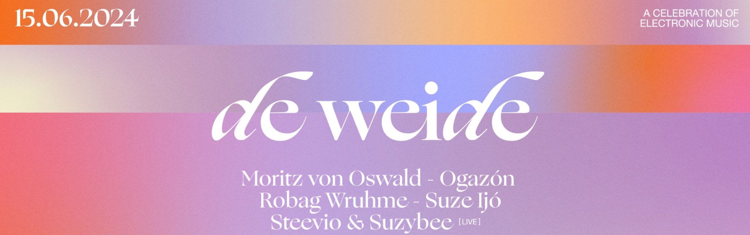 De Weide Festival header