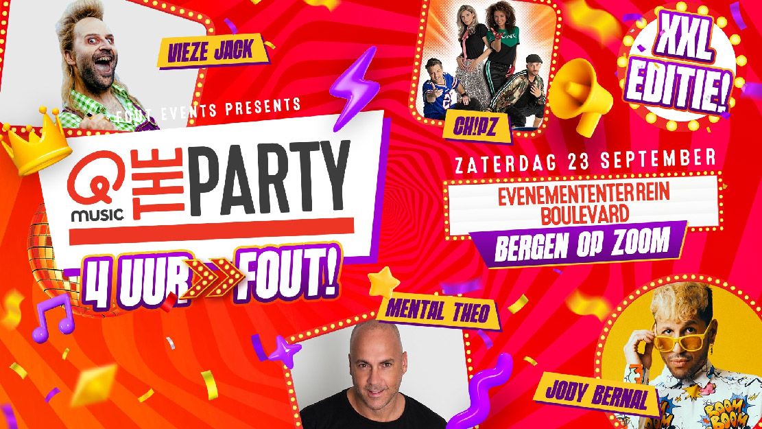 Q-Music the Party FOUT XXL - Bergen op Zoom  cover