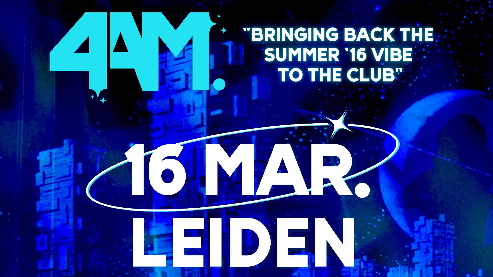 4AM. Leiden cover