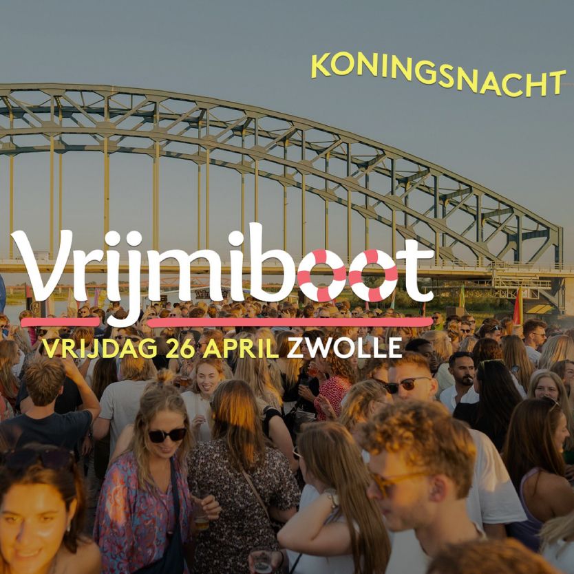Vrijmiboot koningsnacht - Zwolle cover