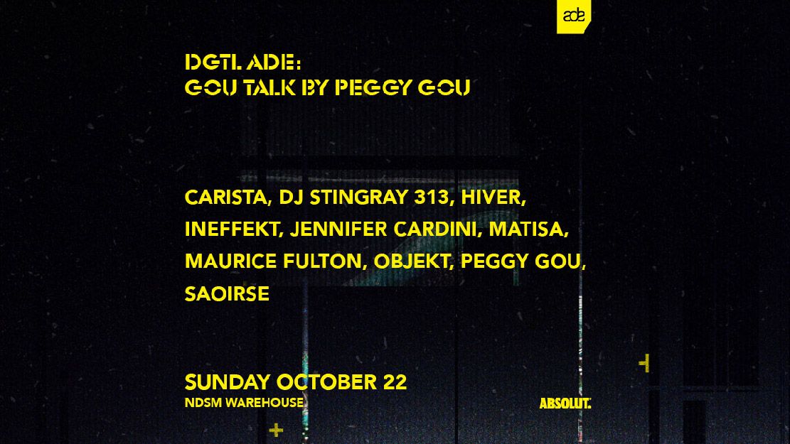 DGTL ADE x Gou Talk with Peggy Gou cover