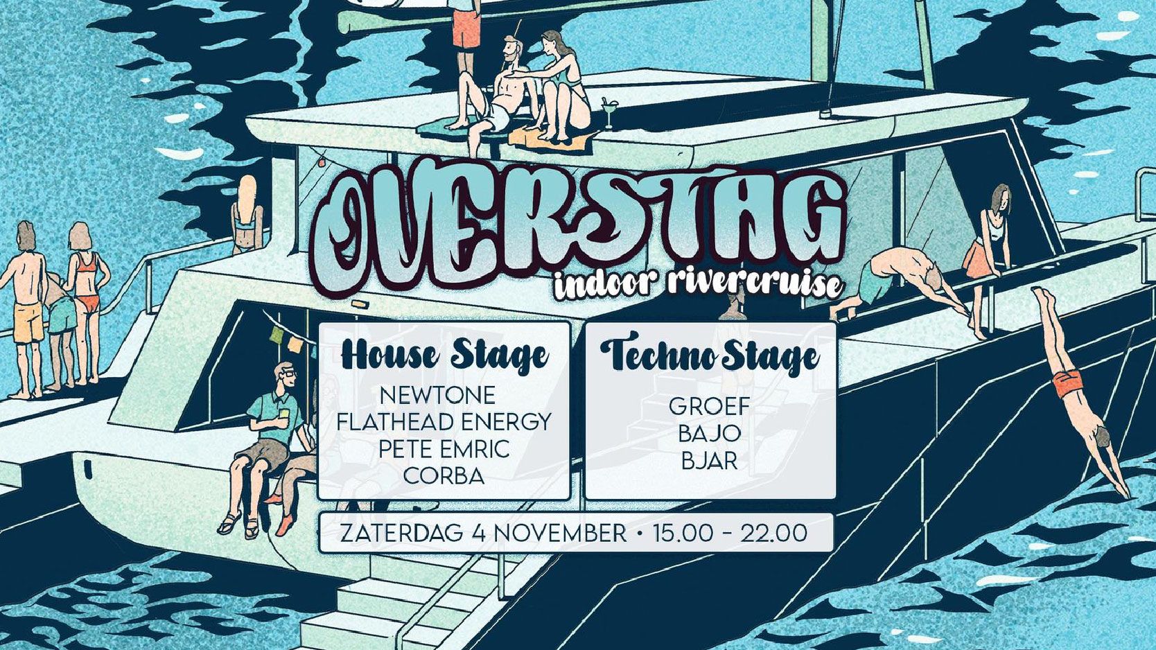 Overstag: Rivercruise cover