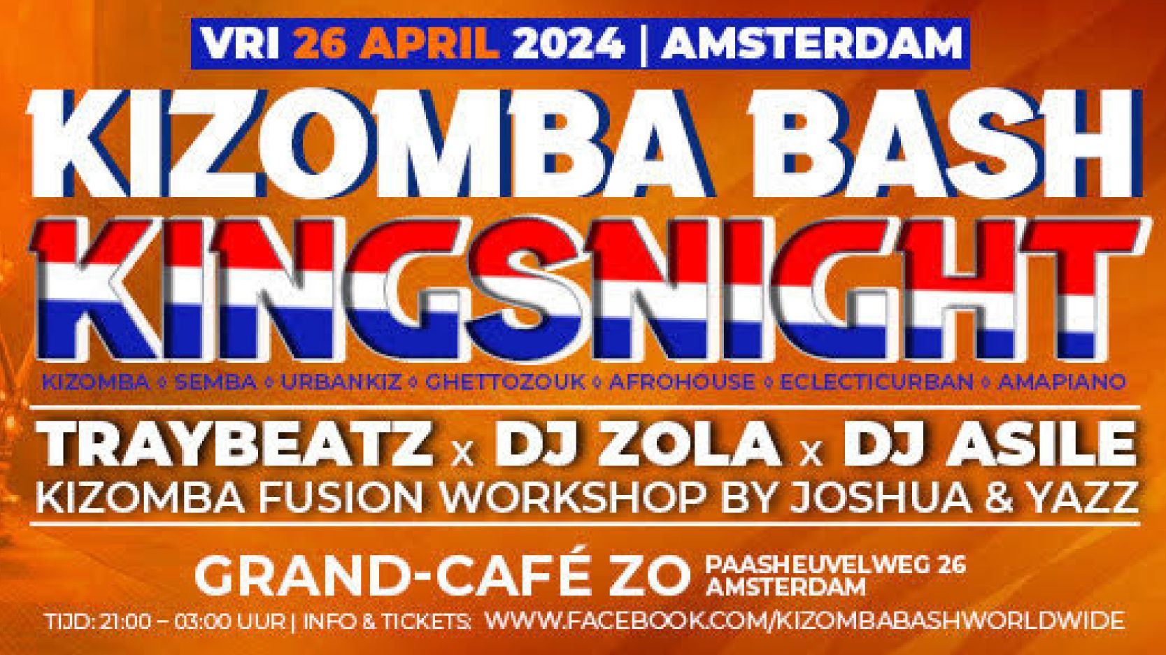 Kizomba Bash Kingsnight cover