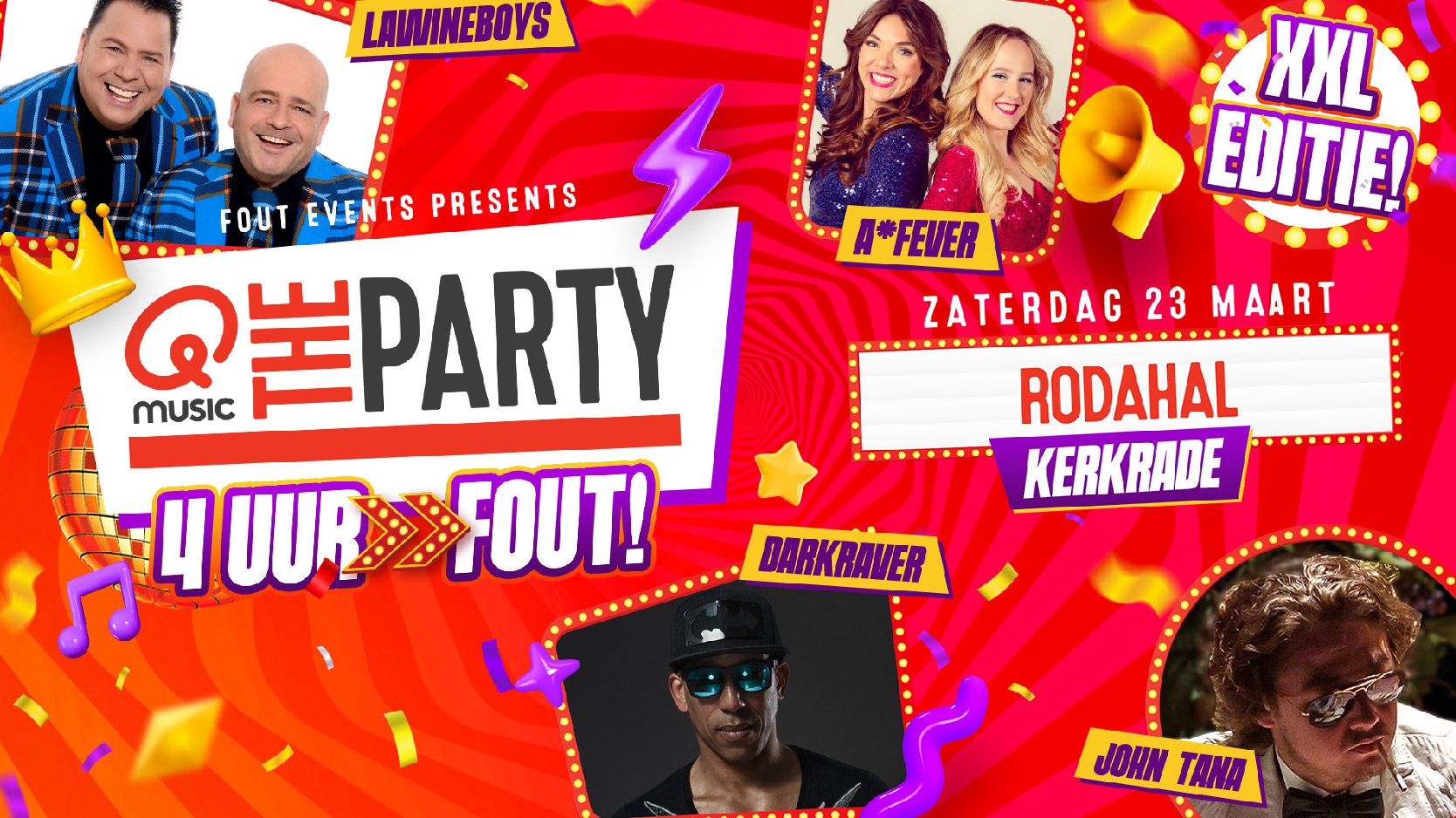 Q-Music the Party FOUT XXL - Kerkrade cover