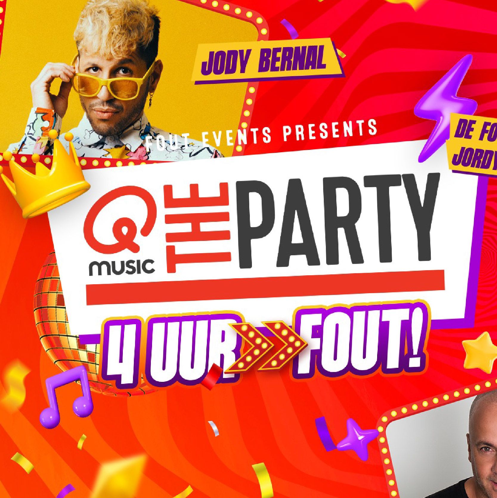 Q-Music the Party FOUT XXL - Barneveld cover