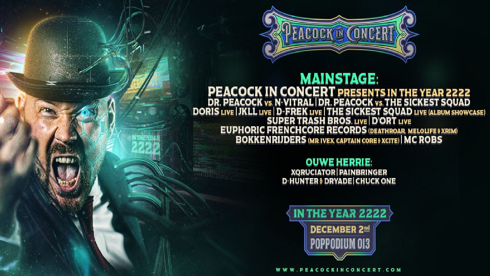 Peacock in Concert - In The Year 2222 cover