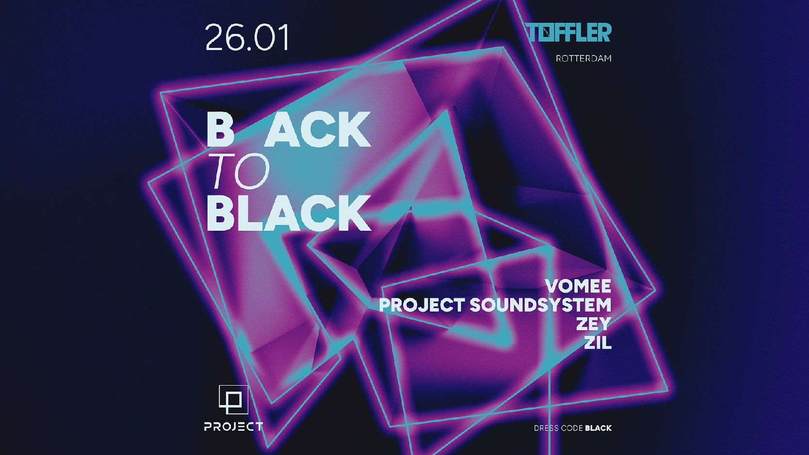 Project at Toffler - Back to Black cover