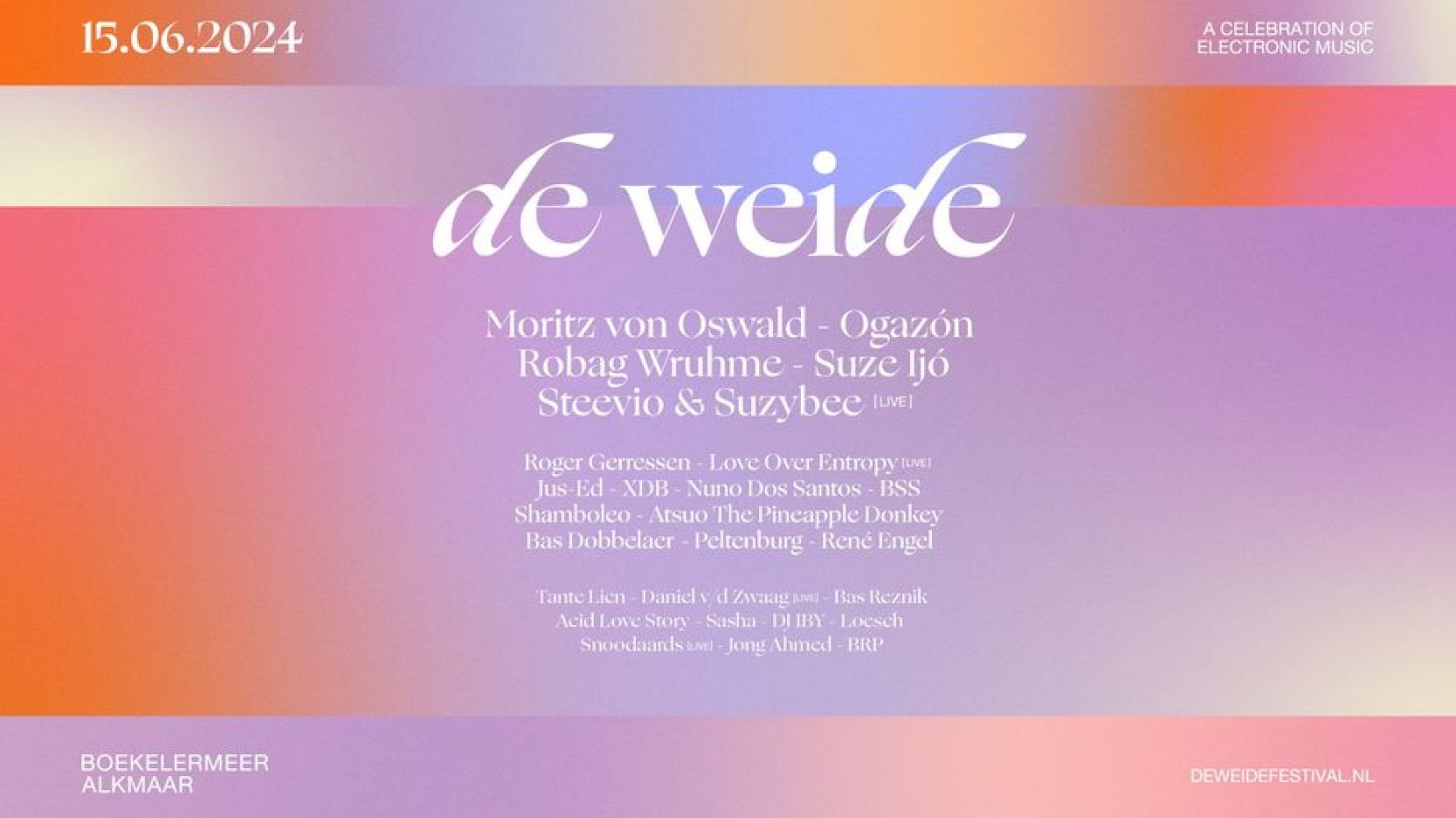 De Weide Festival cover