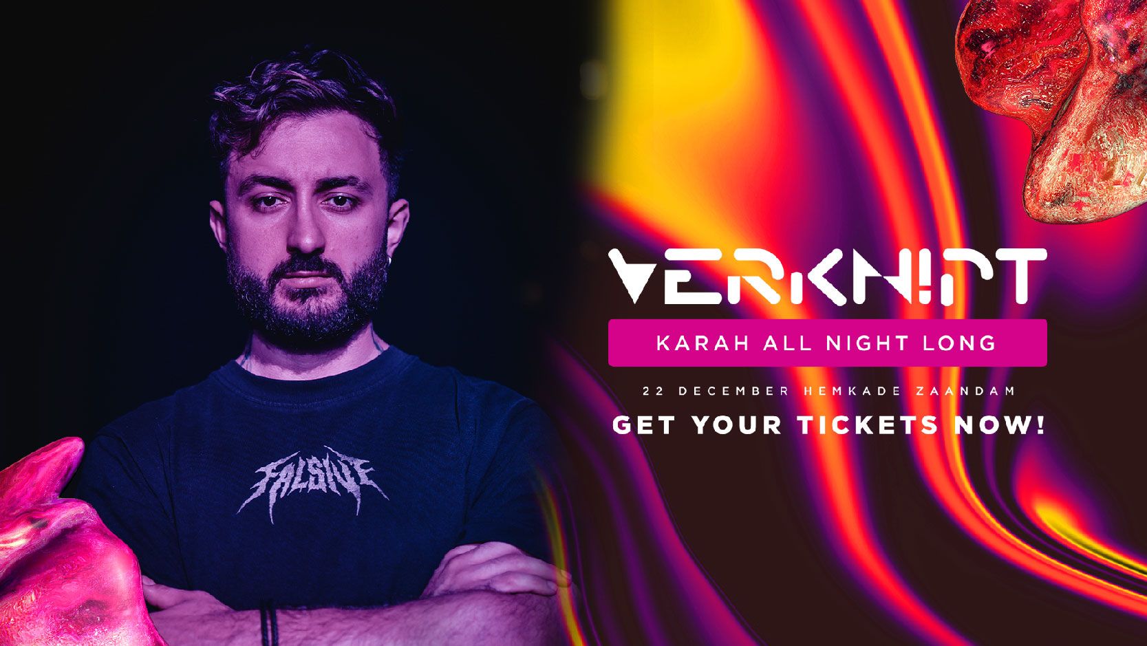 VERKNIPT Presents KARAH (all night long) cover