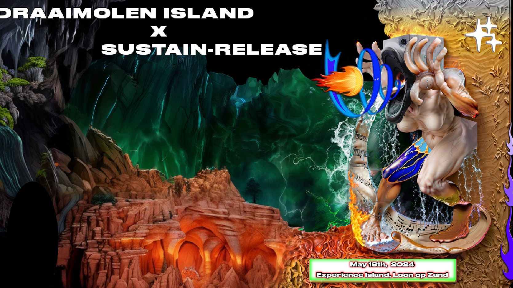 Draaimolen Island x Sustain Release cover