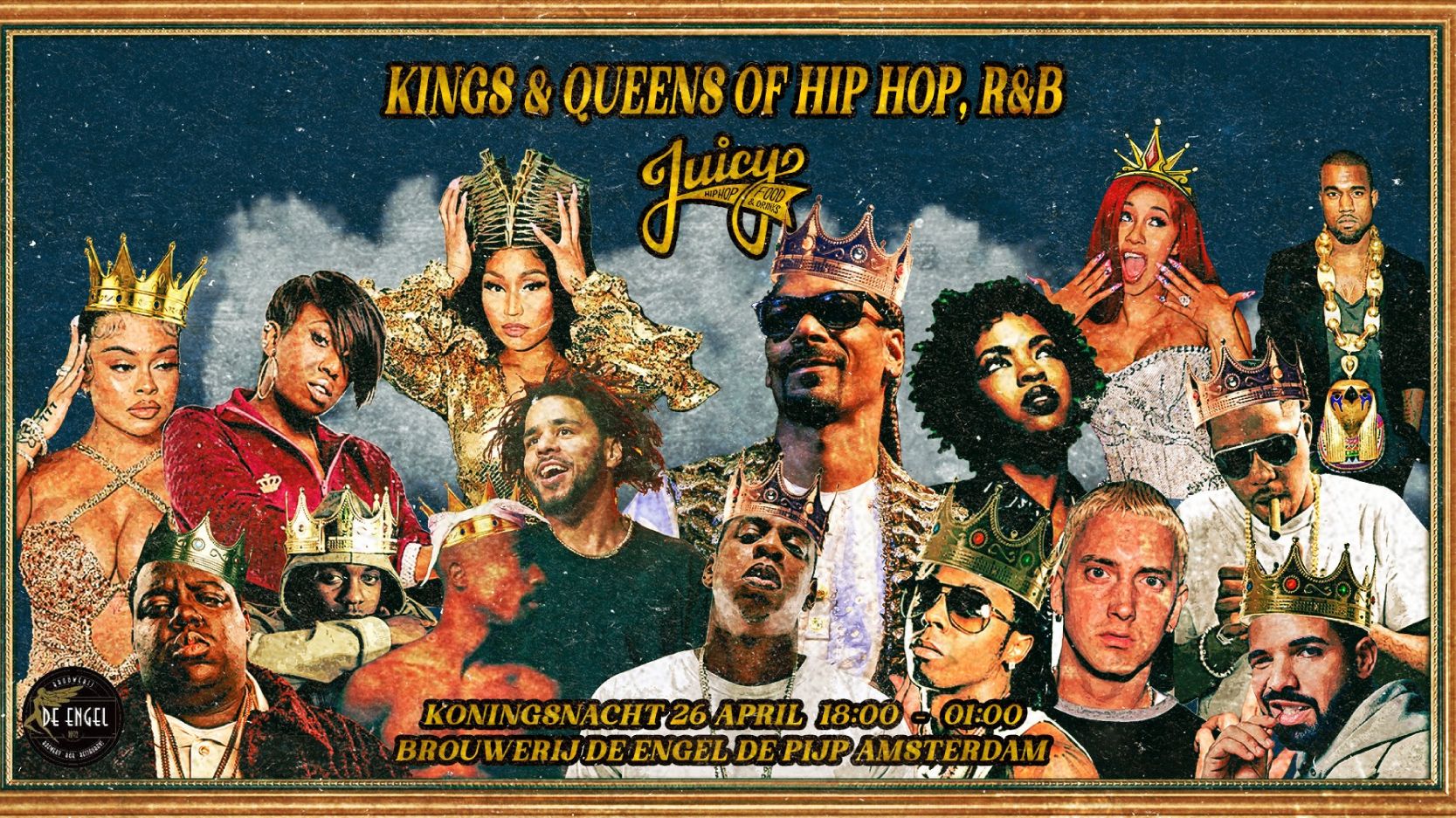 Juicy Koningsnacht: Kings & Queens of Hiphop cover