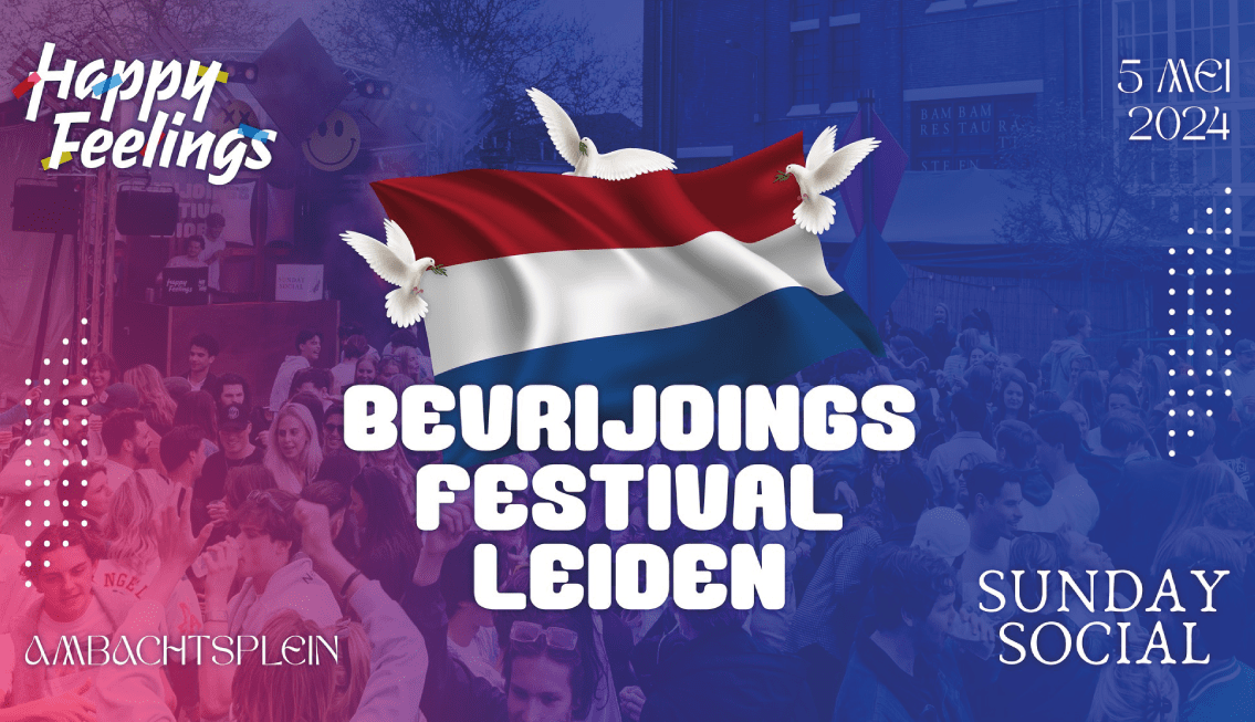 Happy Feelings Bevrijdingsdag Festival Leiden banner_small