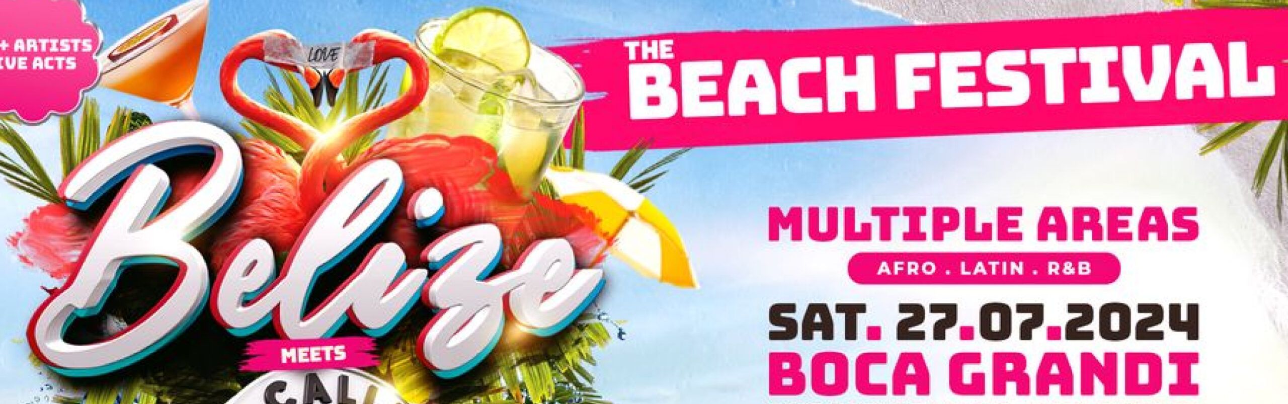 The Beach Festival (Belize meets Calle Ocho) header