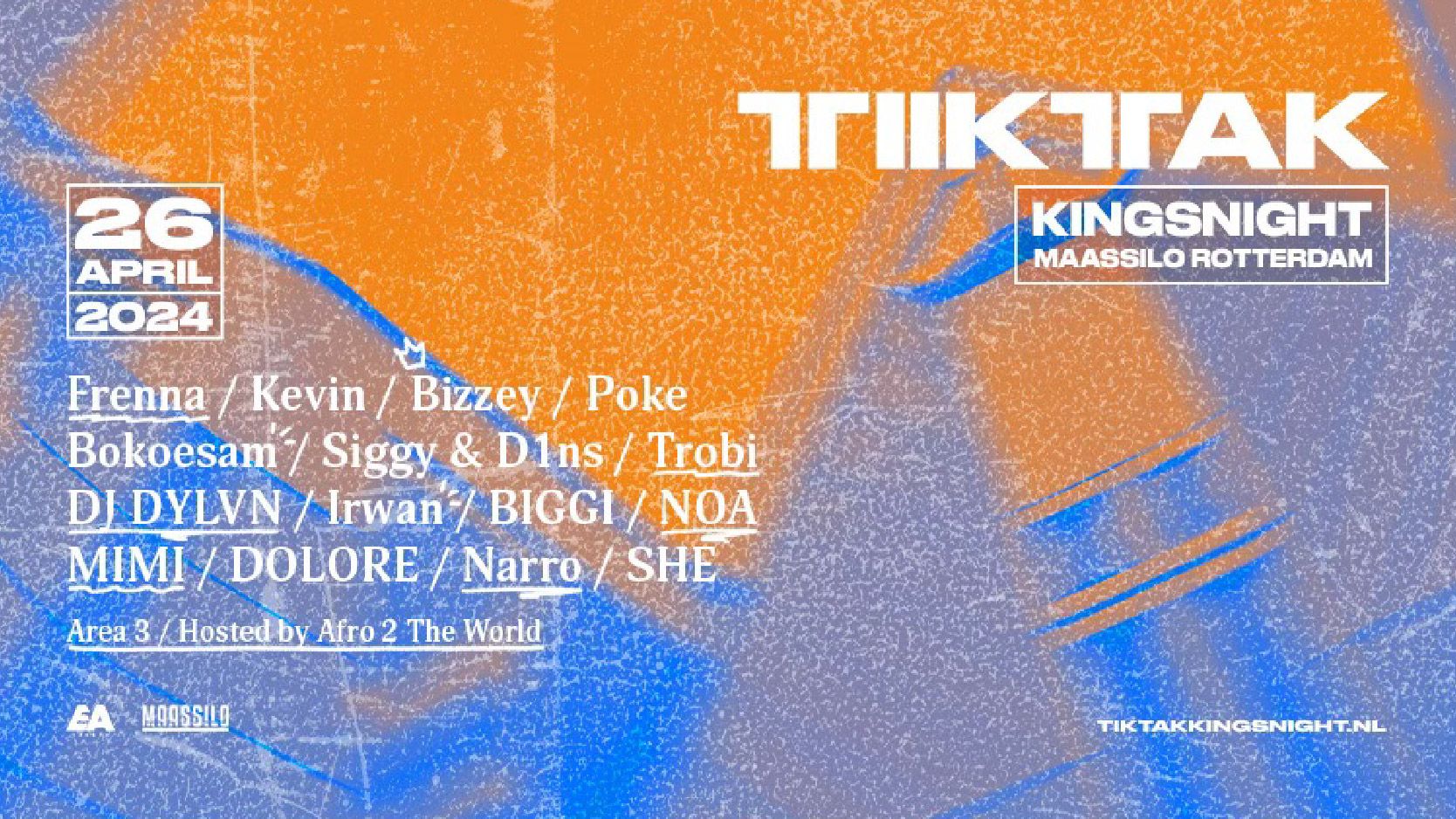 TIKTAK Kingsnight - Amsterdam cover