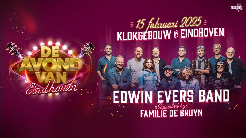 De Avond Van: Edwin Evers Band LIVE - Eindhoven 2025 cover