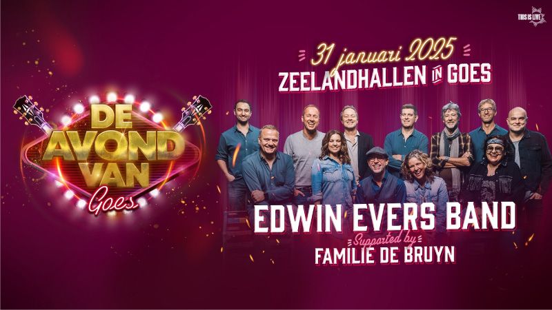 De Avond Van: Edwin Evers Band LIVE - Goes cover