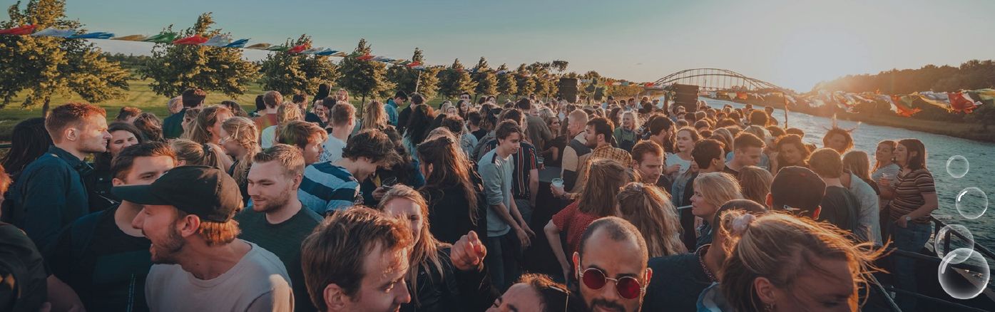 Vrijmiboot koningsnacht - Amsterdam header