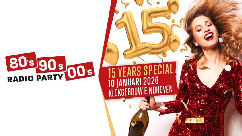 80's 90's & 00's RadioParty - Klokgebouw cover