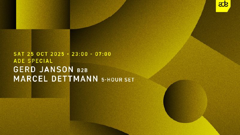 ADE Special Gerd Janson B2B Marcel Dettmann 5HRS cover