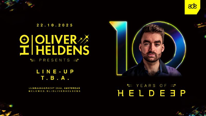 Oliver Heldens at Melkweg ADE cover