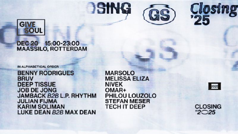 Give Soul Indoor - Closing cover