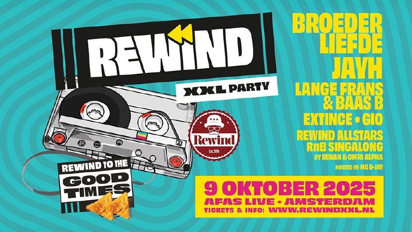 Rewind XXL - AFAS Live cover