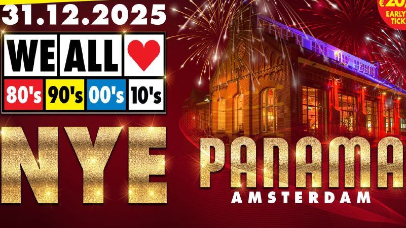 We All Love 80’s 90’s 00’s 10’s NYE - Amsterdam cover