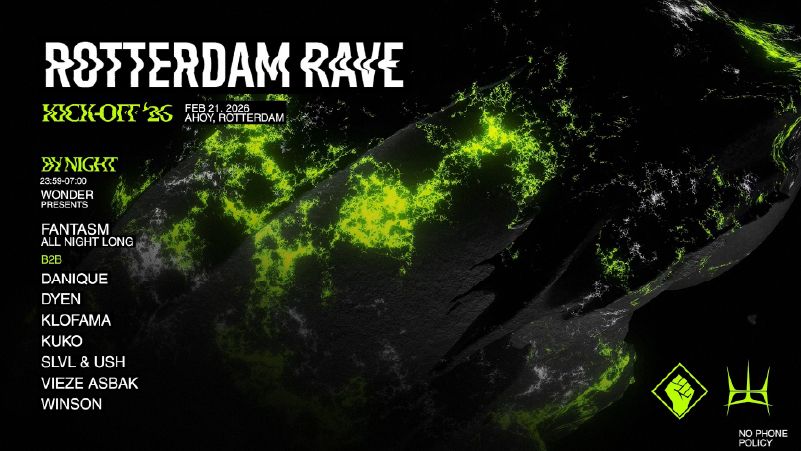 Rotterdam Rave Kick-Off By Night 'WONDER presents' cover