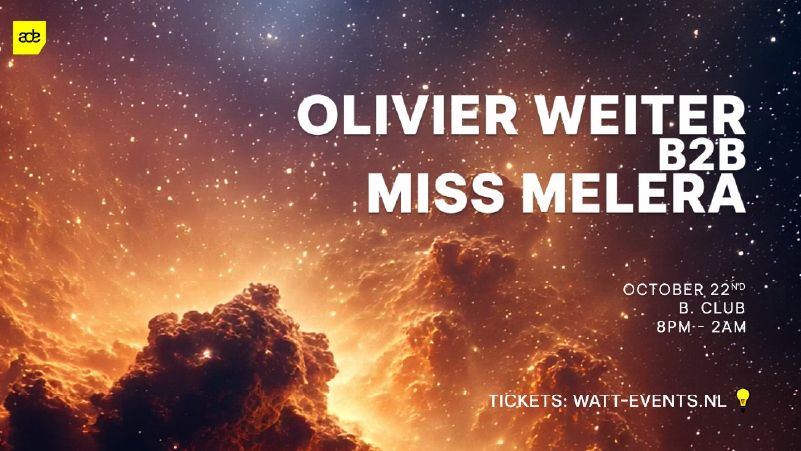 Olivier Weiter b2b Miss Melera - all night long ADE cover