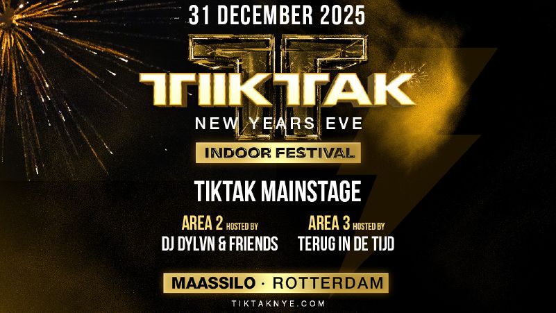TIKTAK NYE - Rotterdam cover