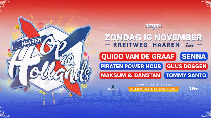 Haaren op z'n Hollands cover