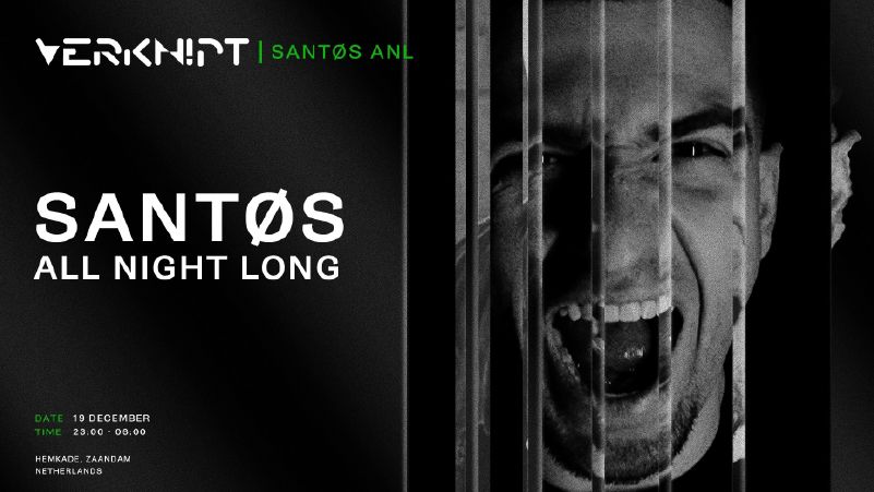VERKNIPT Presents Santøs All Night Long cover