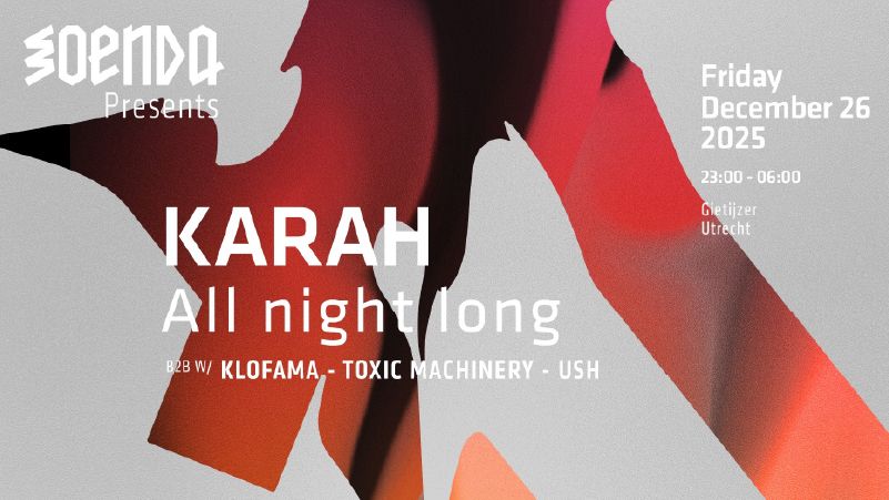 Soenda presents: Karah ANL & more cover