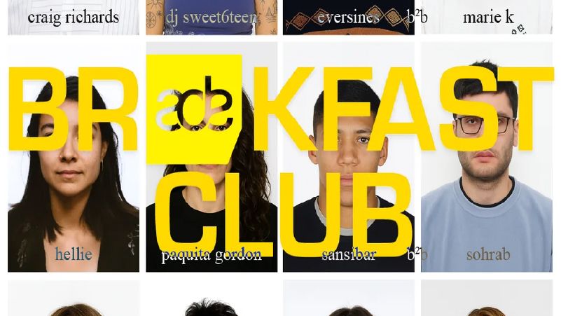 Breakfast Club: ADE Triathlon: RADION Sunday cover