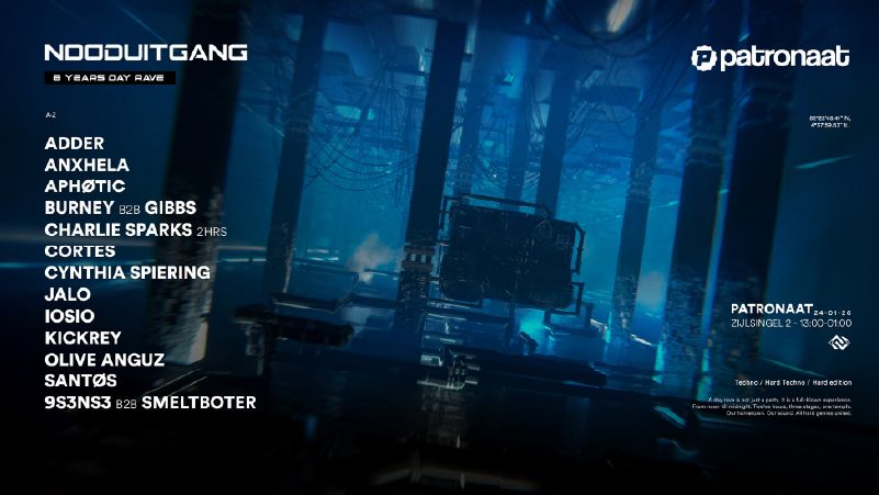 Nooduitgang - Eight year anniversary cover