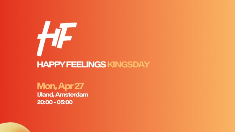 Happy Feelings Koningsdag - Amsterdam cover