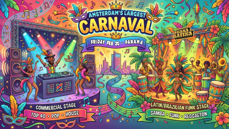 Carnaval Amsterdam cover