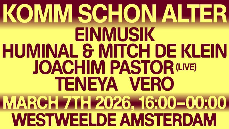 komm schon Alter - Westweelde cover